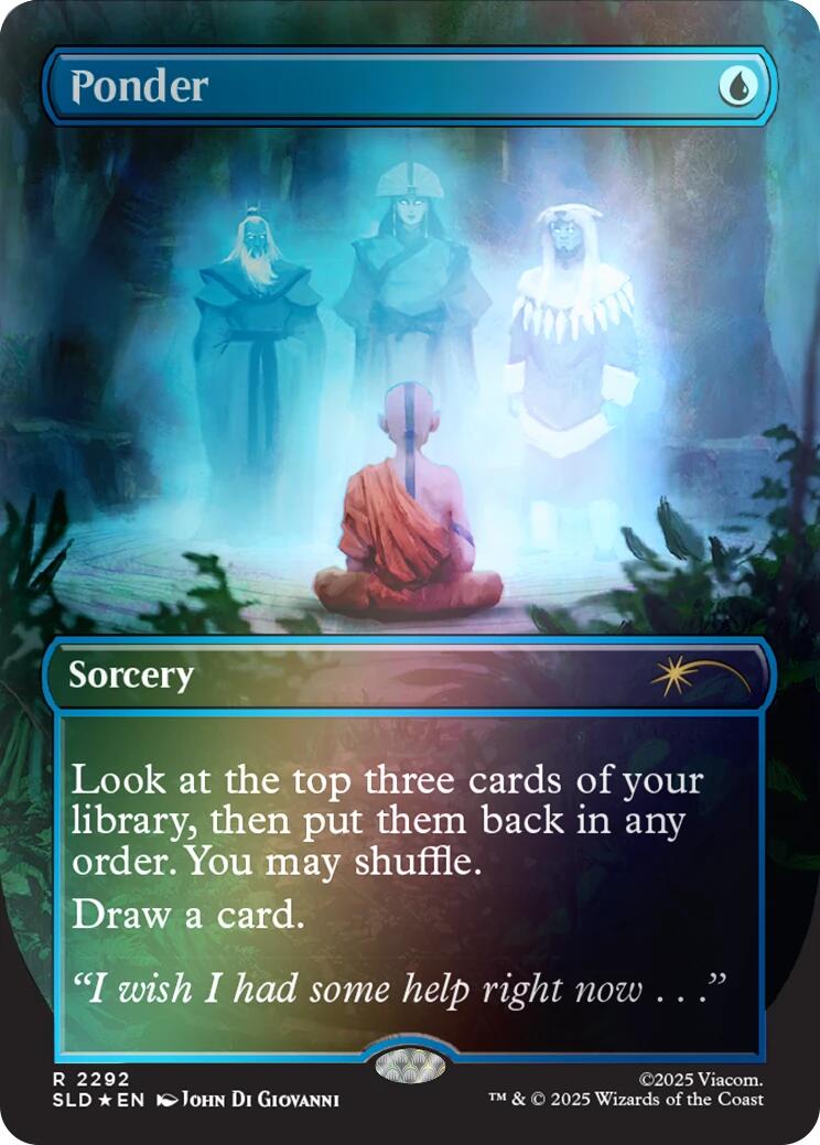 Ponder (2292) (Rainbow Foil) [Secret Lair Drop Series] | Exor Games Summserside