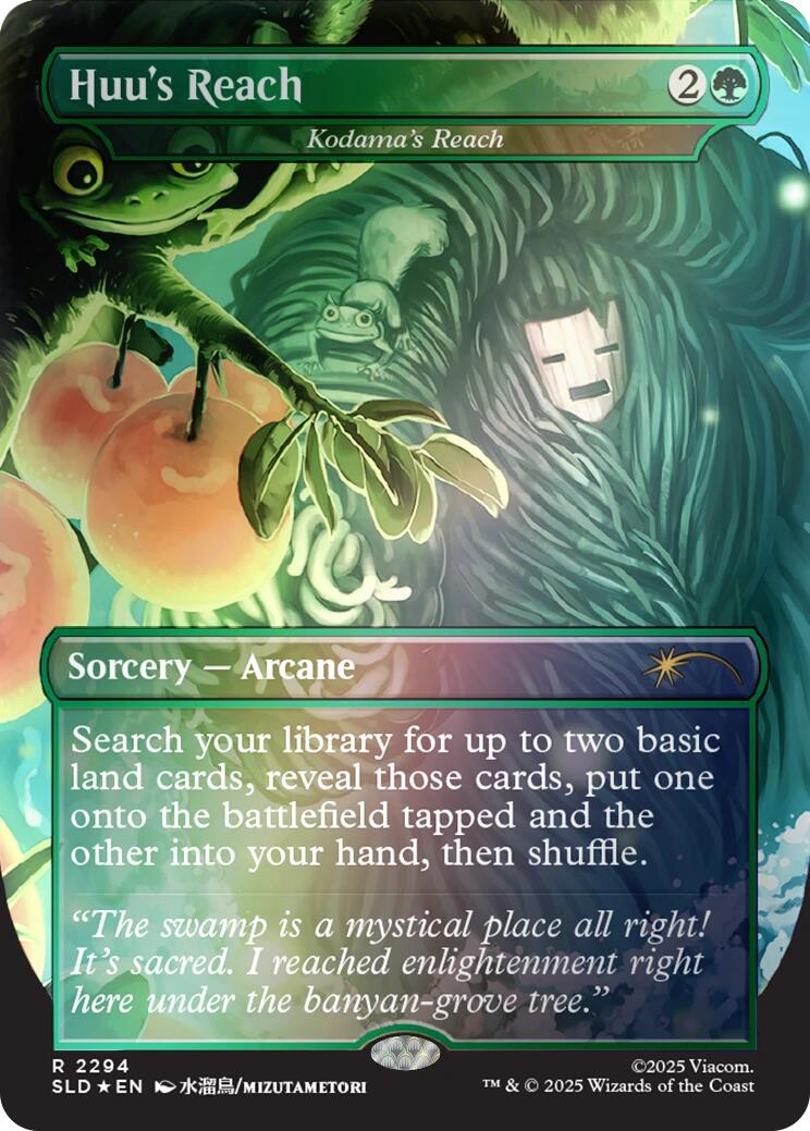 Huu's Reach - Kodama's Reach (Rainbow Foil) [Secret Lair Drop Series] | Exor Games Summserside