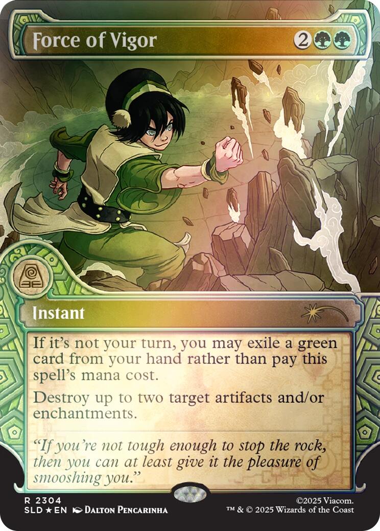 Force of Vigor (Rainbow Foil) [Secret Lair Drop Series] | Exor Games Summserside