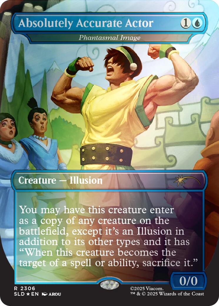 Absolutely Accurate Actor - Phantasmal Image (Rainbow Foil) [Secret Lair Drop Series] | Exor Games Summserside