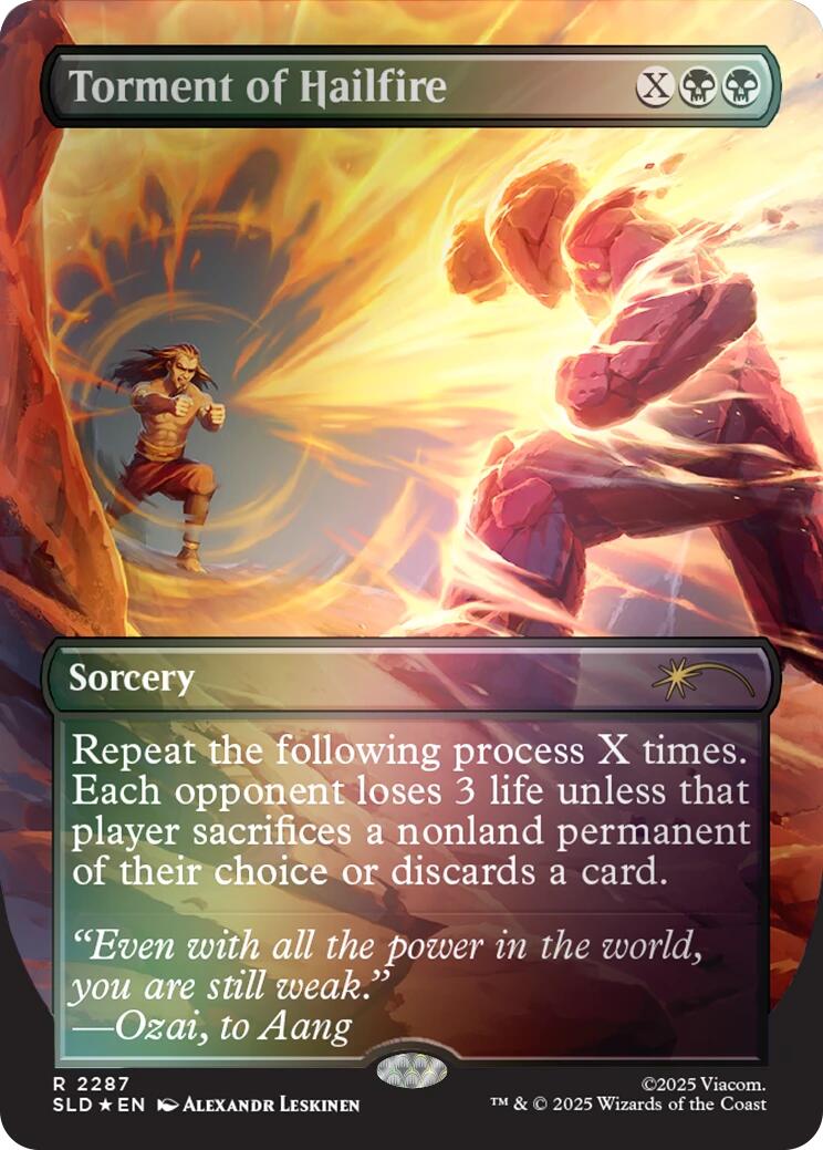 Torment of Hailfire (2287) (Rainbow Foil) [Secret Lair Drop Series] | Exor Games Summserside