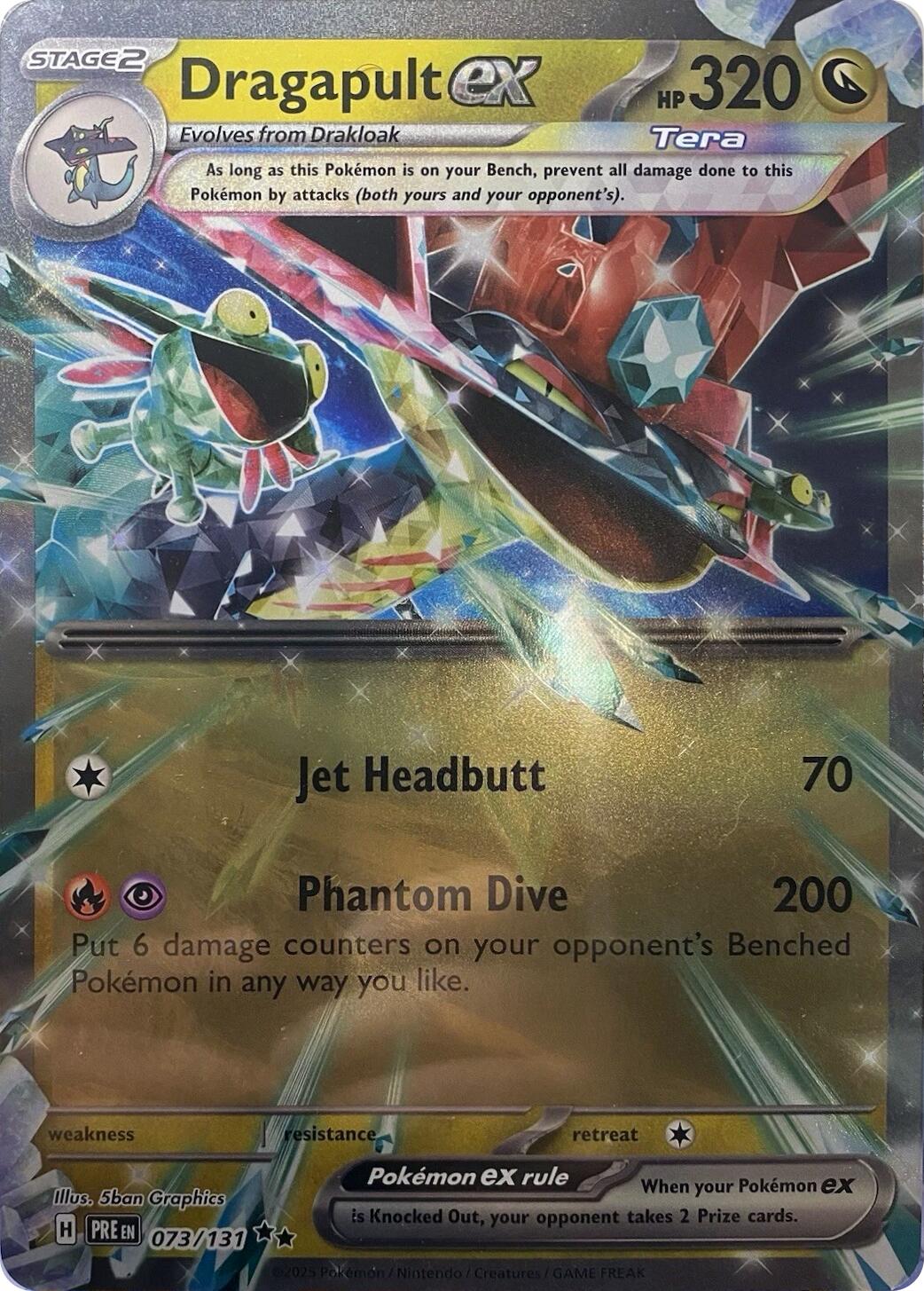 Dragapult ex (073/131) (Jumbo Card) [Scarlet & Violet: Prismatic Evolutions] | Exor Games Summserside
