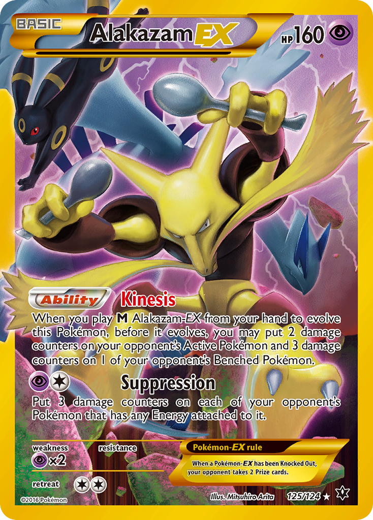 Alakazam EX (125/124) [XY: Fates Collide] | Exor Games Summserside