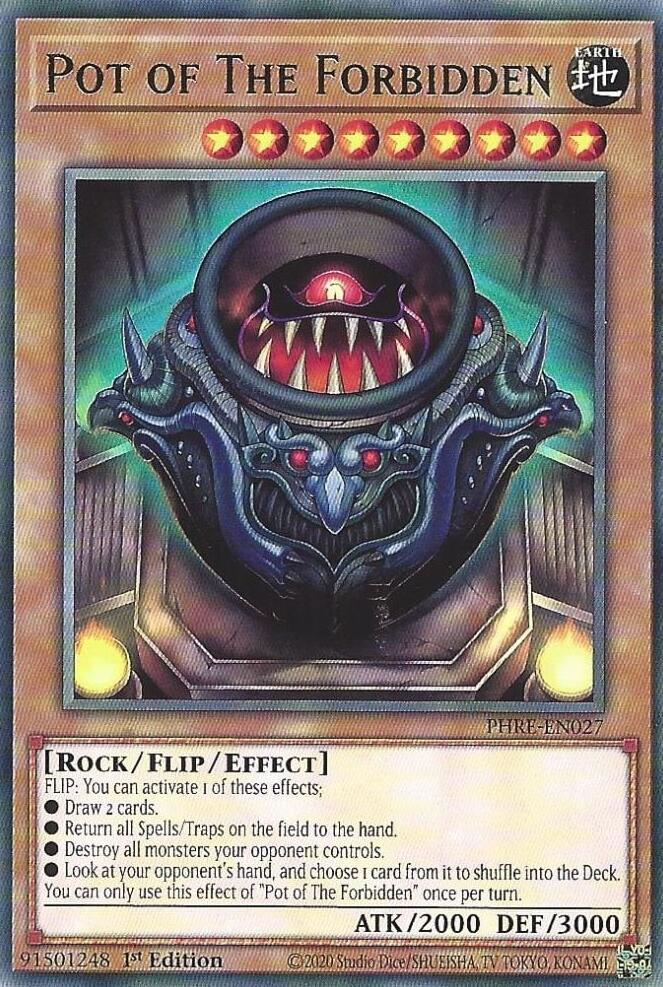 Pot of The Forbidden [PHRE-EN027] Rare | Exor Games Summserside