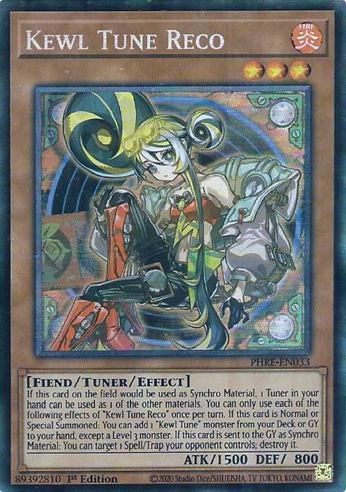 Kewl Tune Reco (CR) [PHRE-EN033] Collector's Rare | Exor Games Summserside