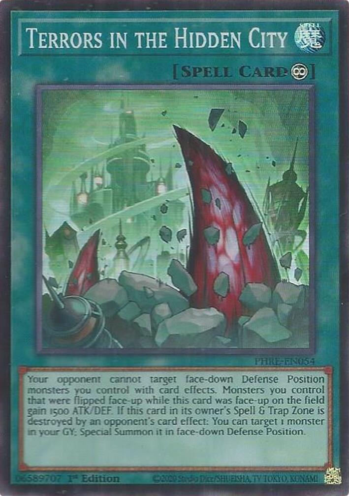Terrors in the Hidden City (Super Rare) [PHRE-EN054] Super Rare | Exor Games Summserside