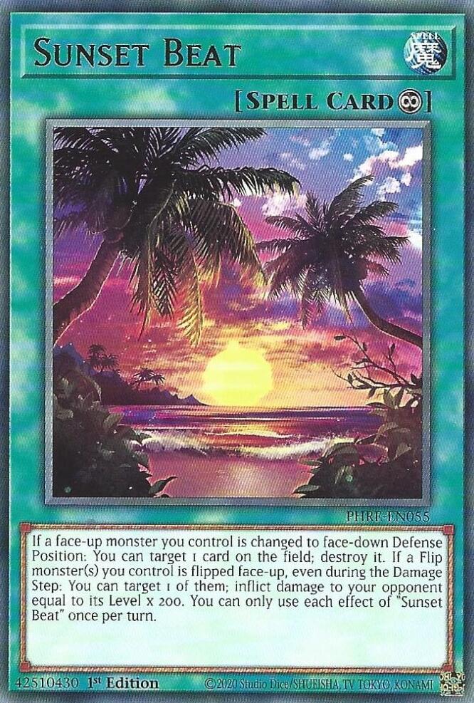 Sunset Beat [PHRE-EN055] Rare | Exor Games Summserside