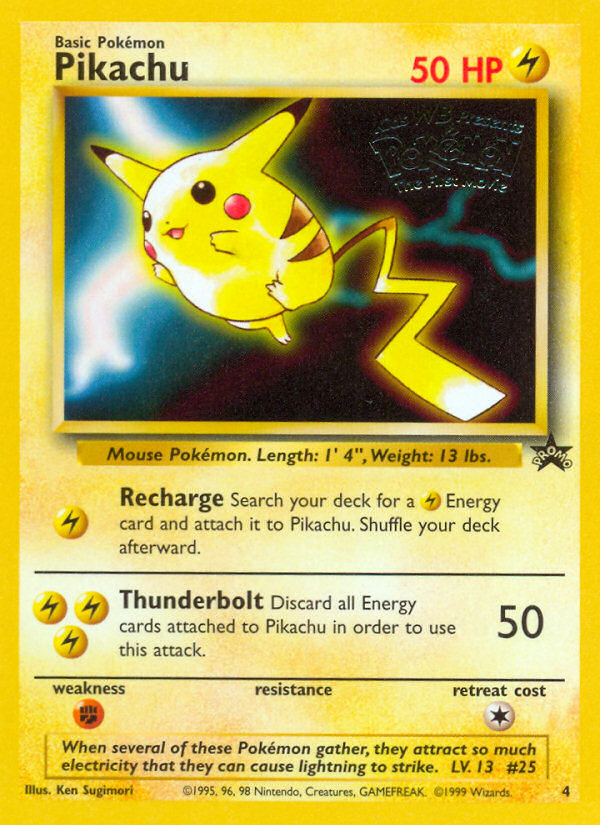 Pikachu (4) [Wizards of the Coast: Black Star Promos] | Exor Games Summserside