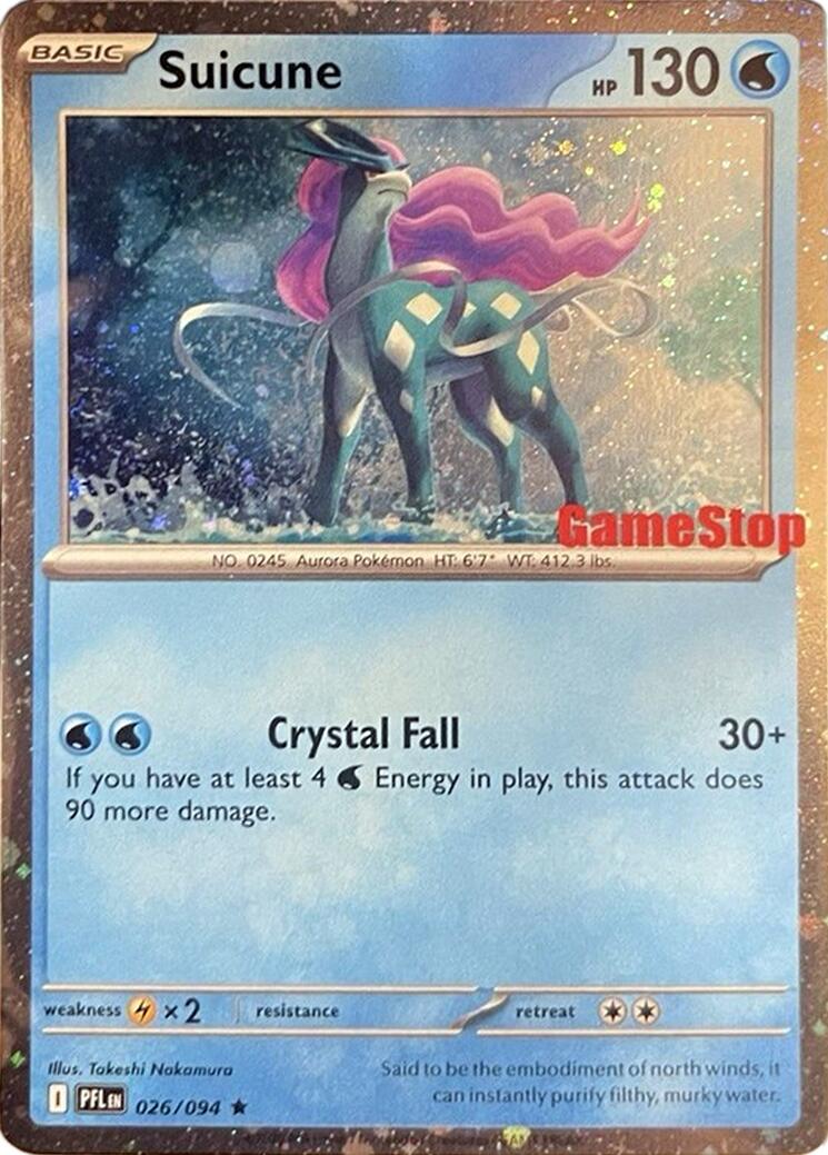 Suicune (024/131) (Cosmos Holo) (GameStop Exclusive) [Miscellaneous Cards] | Exor Games Summserside