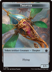 Thopter // Myr Double-Sided Token [Foundations Commander Tokens] | Exor Games Summserside