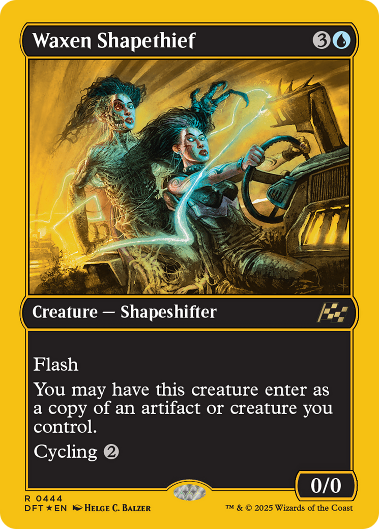 Waxen Shapethief (First-Place Foil) [Aetherdrift] | Exor Games Summserside