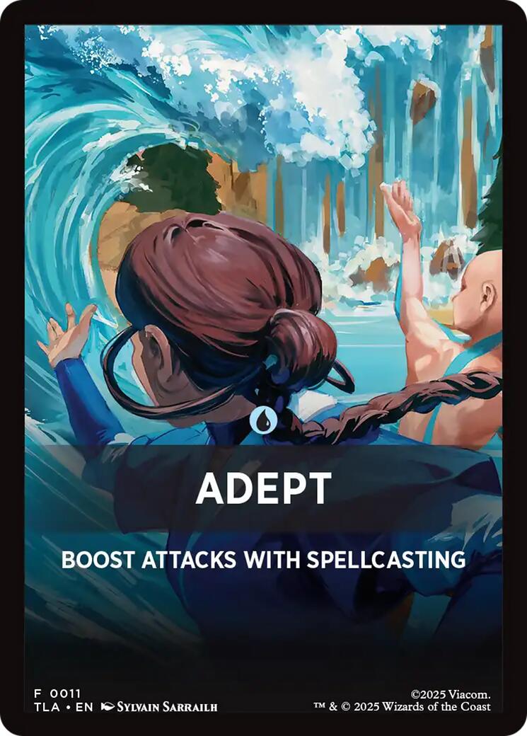 Adept Theme Card [Avatar: The Last Airbender Tokens] | Exor Games Summserside