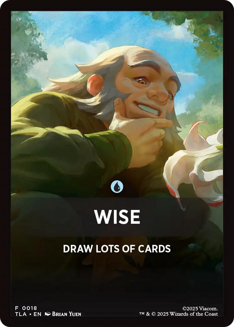 Wise Theme Card [Avatar: The Last Airbender Tokens] | Exor Games Summserside