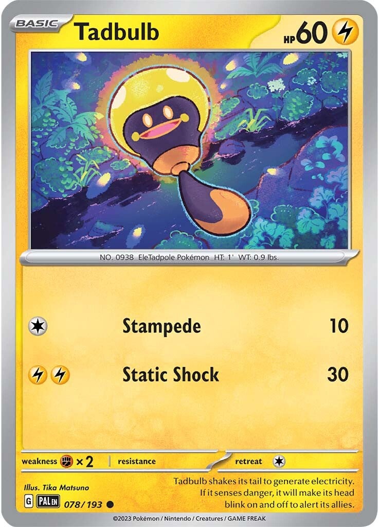 Tadbulb (078/193) [Scarlet & Violet: Paldea Evolved] | Exor Games Summserside