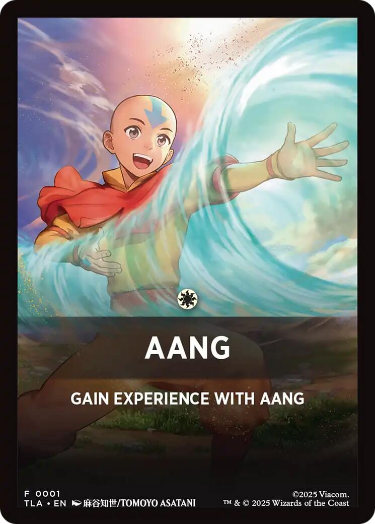 Aang Theme Card [Avatar: The Last Airbender Tokens] | Exor Games Summserside