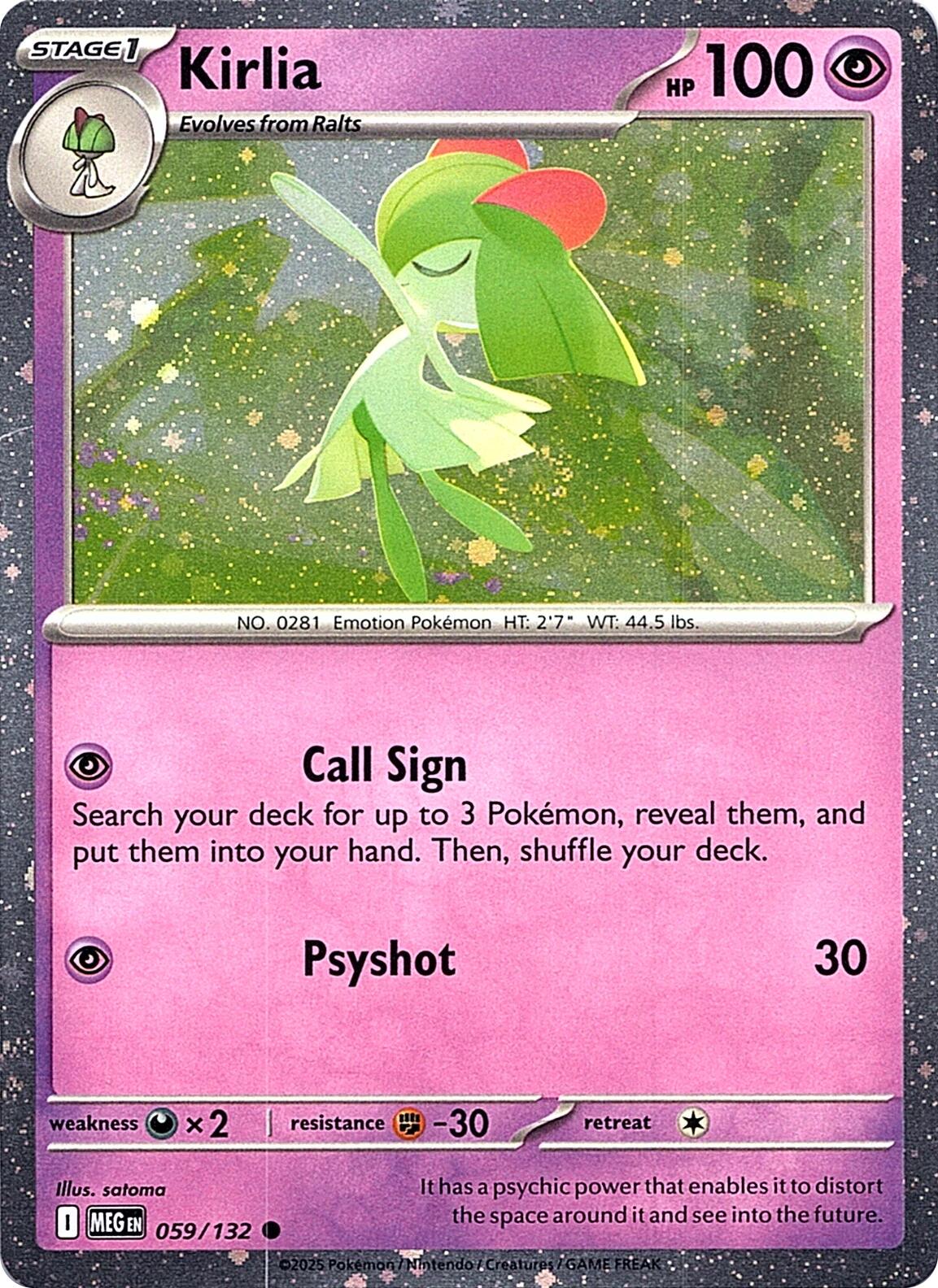 Kirlia (059/132) (Cosmos Holo) [Miscellaneous Cards] | Exor Games Summserside