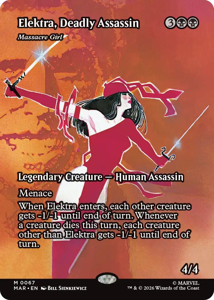 Elektra, Deadly Assassin - Massacre Girl (Borderless) [Marvel Universe: Eternal-Legal] | Exor Games Summserside