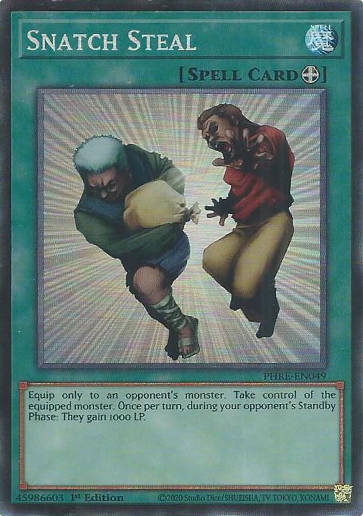 Snatch Steal (CR) [PHRE-EN049] Collector's Rare | Exor Games Summserside