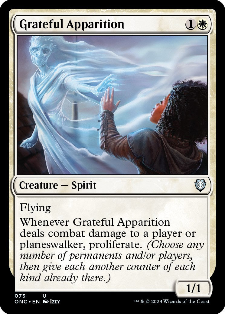 Grateful Apparition [Phyrexia: All Will Be One Commander] | Exor Games Summserside