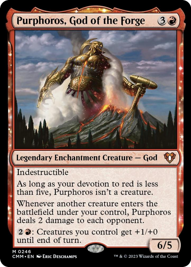 Purphoros, God of the Forge [Commander Masters] | Exor Games Summserside