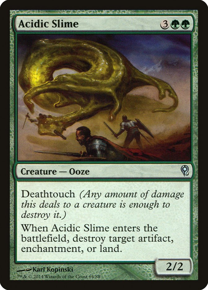 Acidic Slime [Duel Decks: Jace vs. Vraska] | Exor Games Summserside