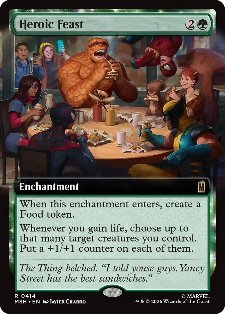 Heroic Feast (Extended Art) [Marvel Super Heroes] | Exor Games Summserside