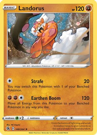 Landorus (148/264) (Cosmos Holo) [Sword & Shield: Fusion Strike] | Exor Games Summserside