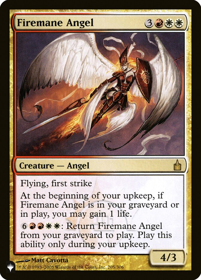 Firemane Angel [The List] | Exor Games Summserside