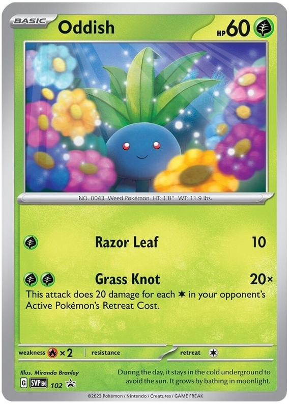 Oddish (102) [Scarlet & Violet: Black Star Promos] | Exor Games Summserside