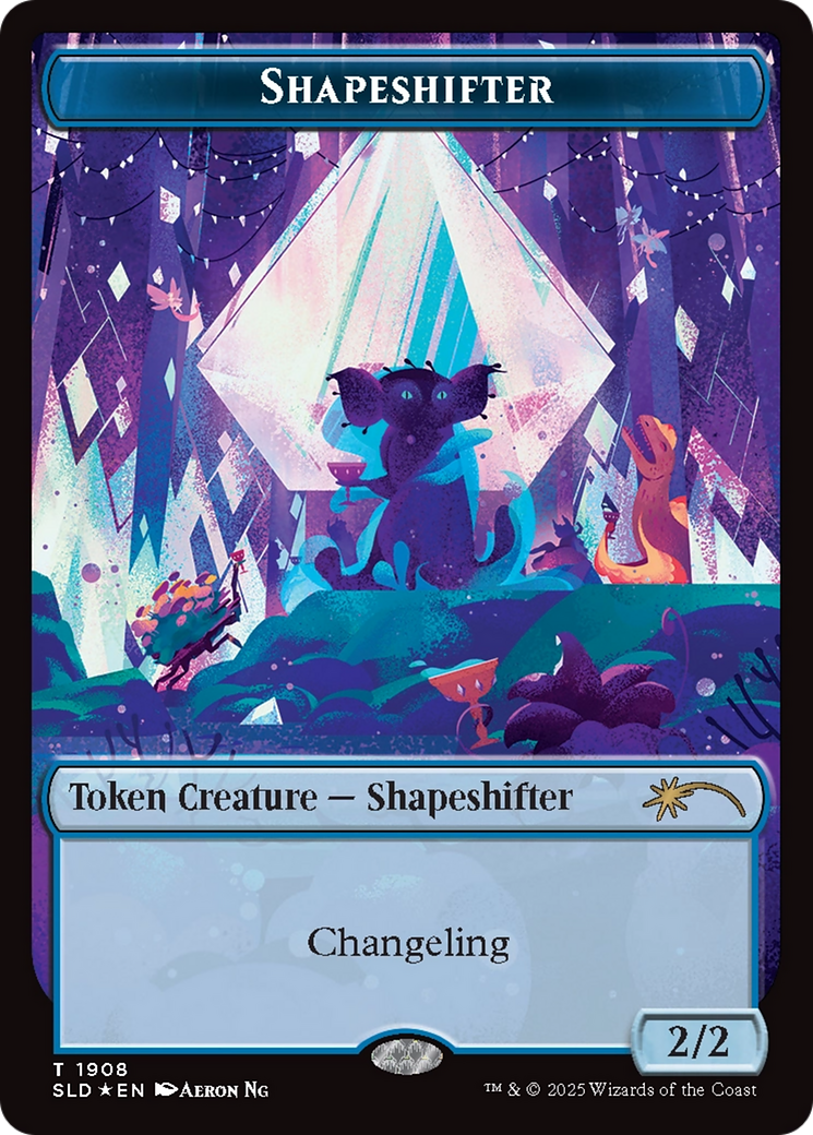 Shapeshifter Token (1908) (Double Rainbow Foil) [Secret Lair Drop Series] | Exor Games Summserside