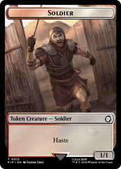 Radiation // Soldier (0010) Double-Sided Token [Fallout Tokens] | Exor Games Summserside