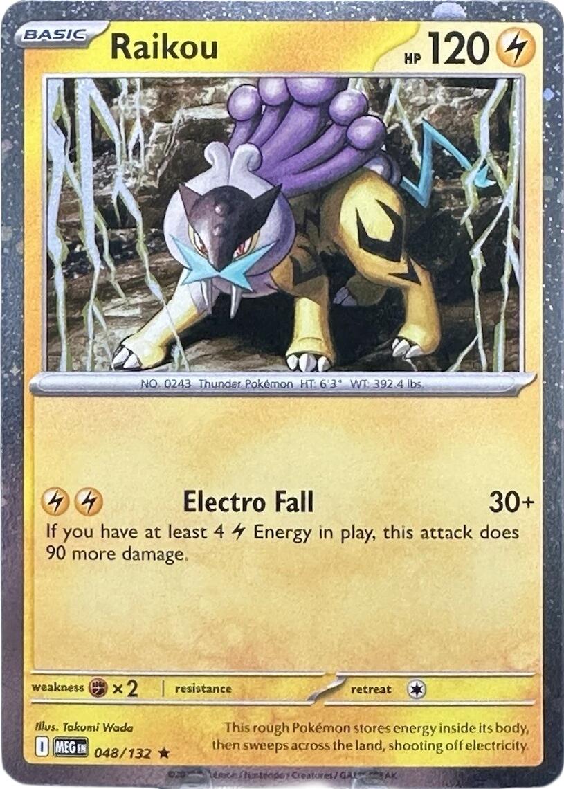 Raikou (048/132) (Cosmo Holo) [Mega Evolution: Base Set] | Exor Games Summserside