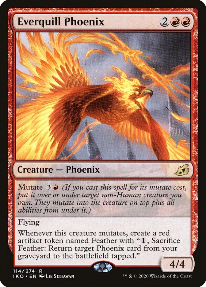 Everquill Phoenix (Promo Pack) [Ikoria: Lair of Behemoths Promos] | Exor Games Summserside