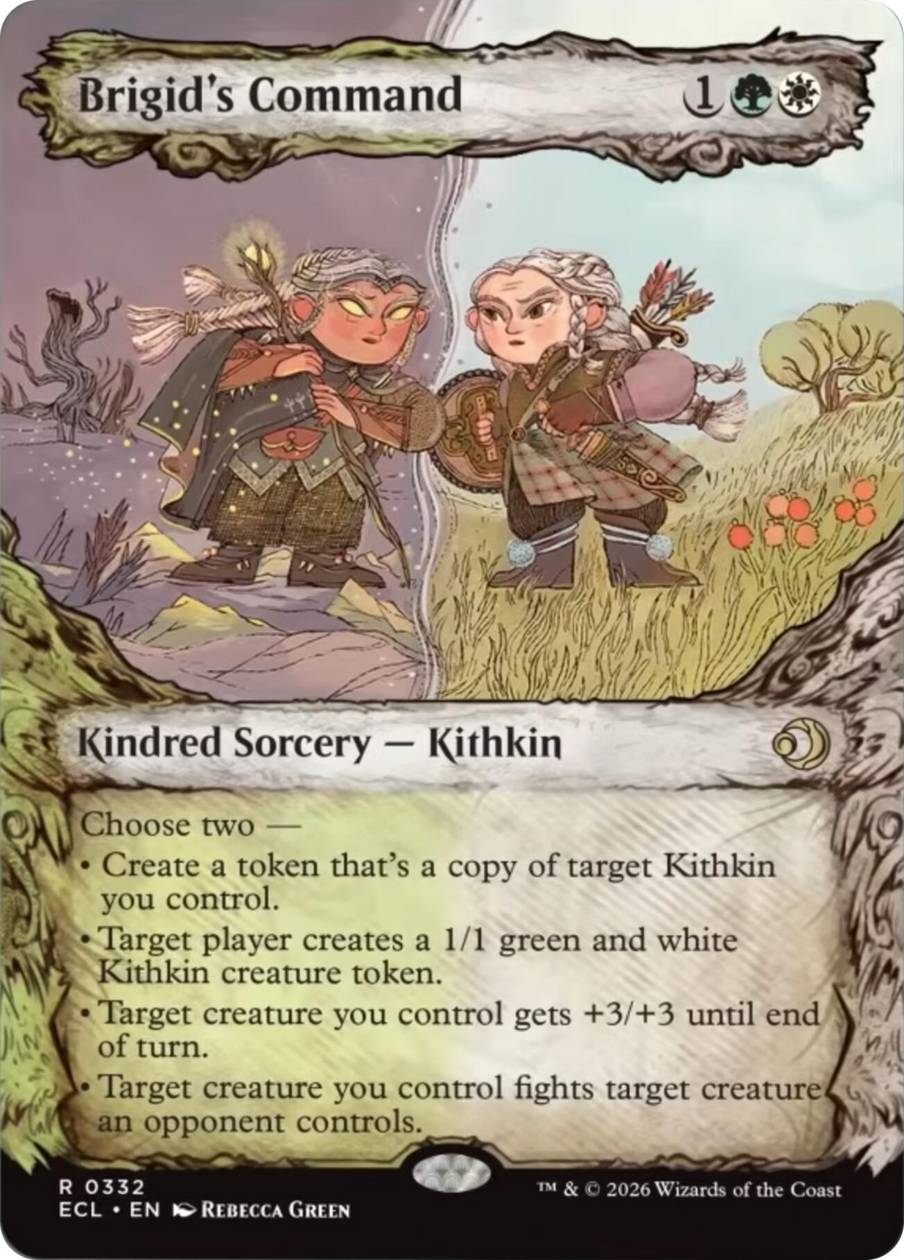 Brigid's Command (Showcase) [Lorwyn Eclipsed] | Exor Games Summserside