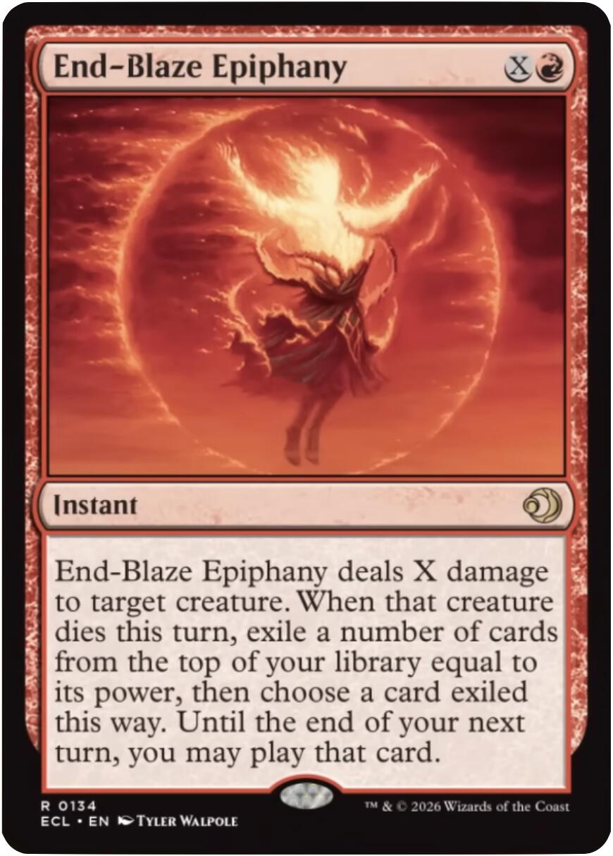 End-Blaze Epiphany [Lorwyn Eclipsed] | Exor Games Summserside