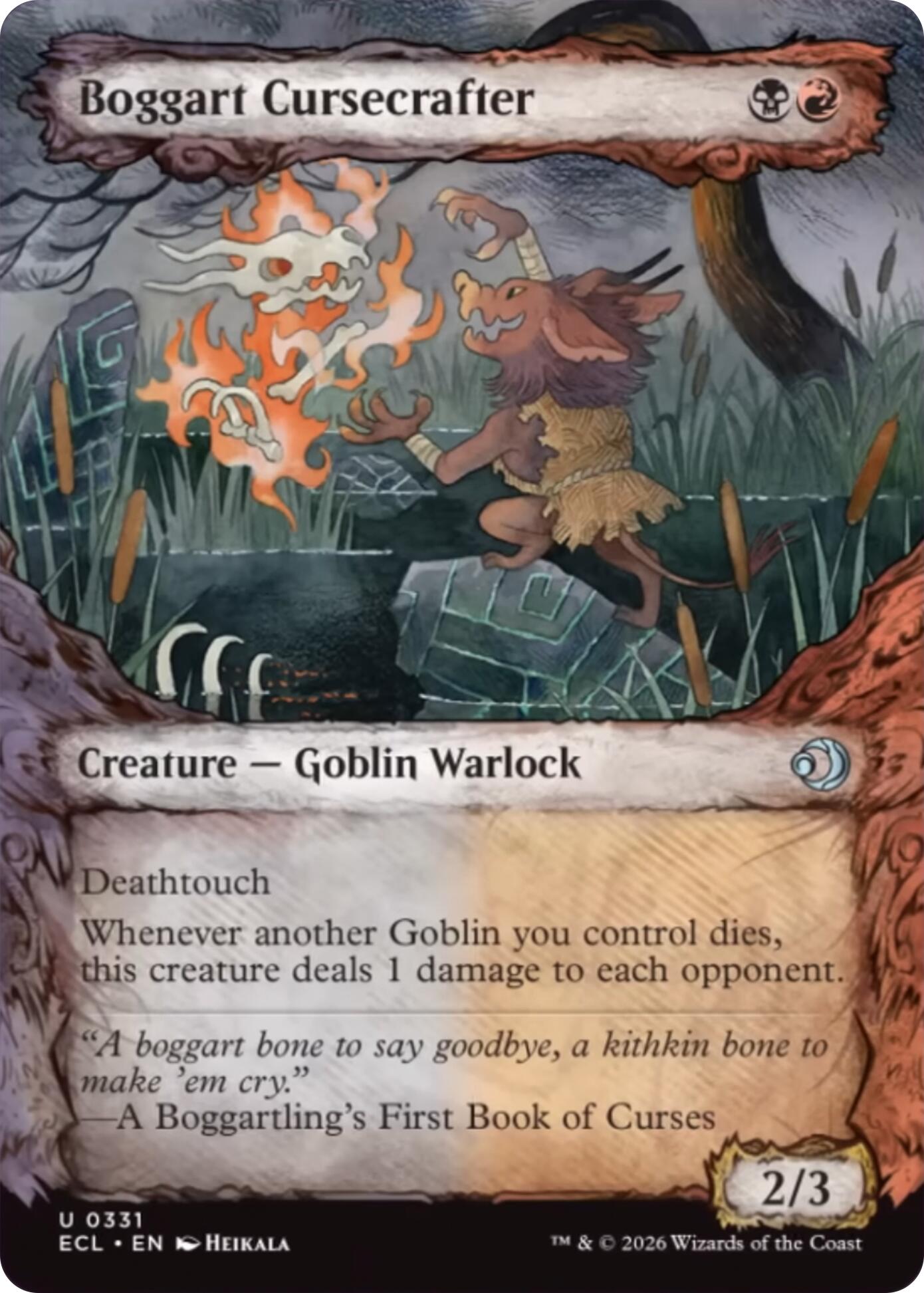 Boggart Cursecrafter (Showcase) [Lorwyn Eclipsed] | Exor Games Summserside
