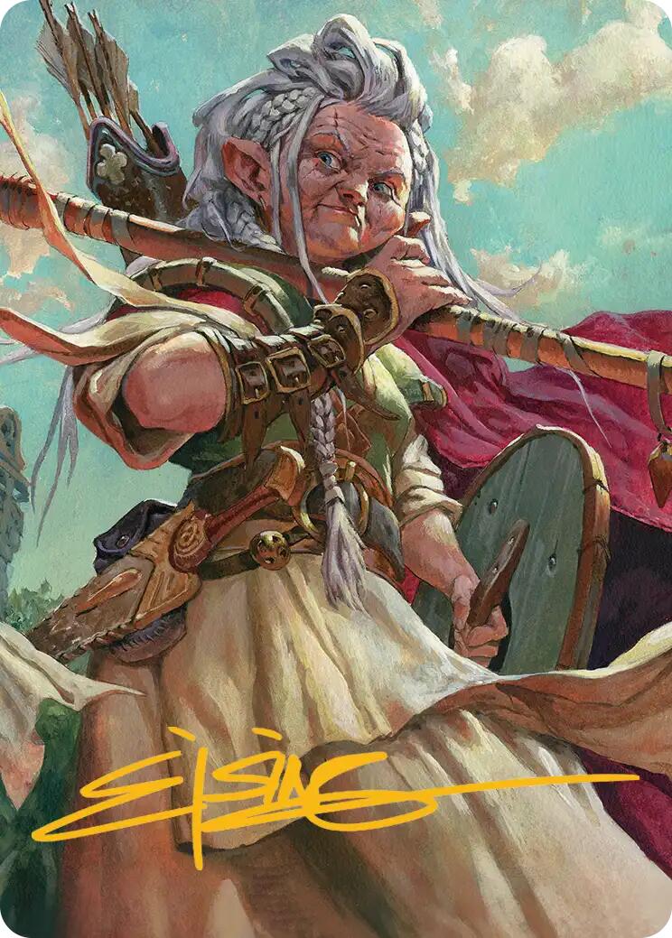 Brigid, Clachan's Heart Art Card (Gold-Stamped Signature) [Lorwyn Eclipsed Art Series] | Exor Games Summserside
