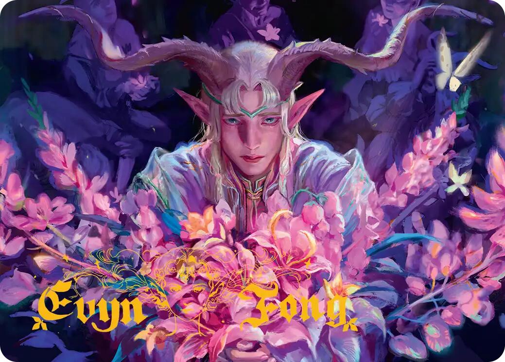 Dawnhand Eulogist Art Card (Gold-Stamped Signature) [Lorwyn Eclipsed Art Series] | Exor Games Summserside