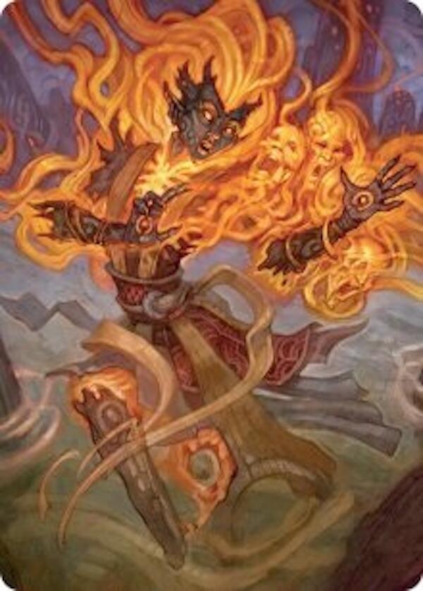 Ashling, Rekindled Art Card (33/54) [Lorwyn Eclipsed Art Series] | Exor Games Summserside