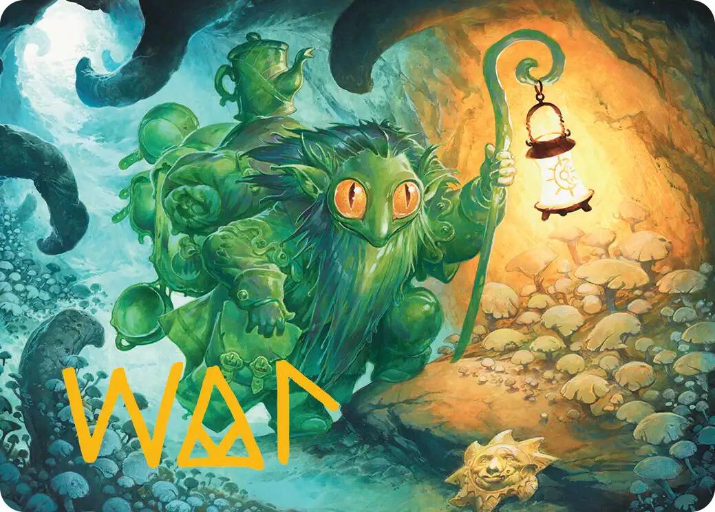 Mutable Explorer Art Card (21/54) (Gold-Stamped Signature) [Lorwyn Eclipsed Art Series] | Exor Games Summserside