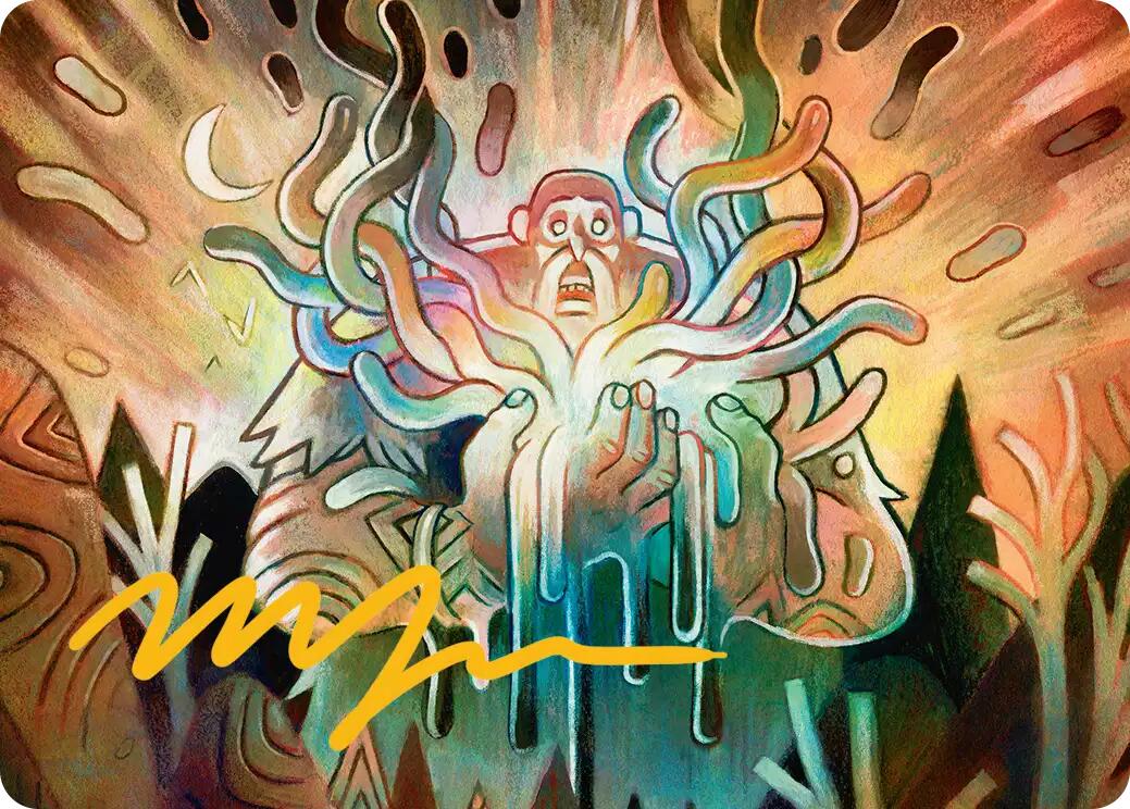 Aurora Awakener Art Card (40/54) (Gold-Stamped Signature) [Lorwyn Eclipsed Art Series] | Exor Games Summserside