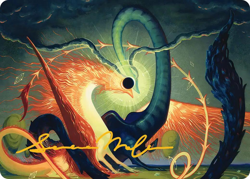 Celestial Reunion Art Card (42/54) (Gold-Stamped Signature) [Lorwyn Eclipsed Art Series] | Exor Games Summserside
