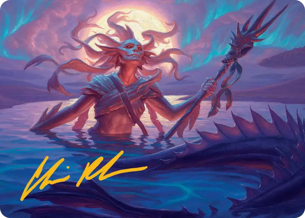Eclipsed Merrow Art Card (Gold-Stamped Signature) [Lorwyn Eclipsed Art Series] | Exor Games Summserside