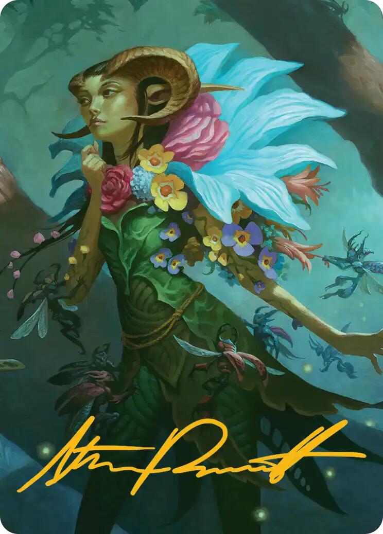 Maralen, Fae Ascendant Art Card (Gold-Stamped Signature) [Lorwyn Eclipsed Art Series] | Exor Games Summserside