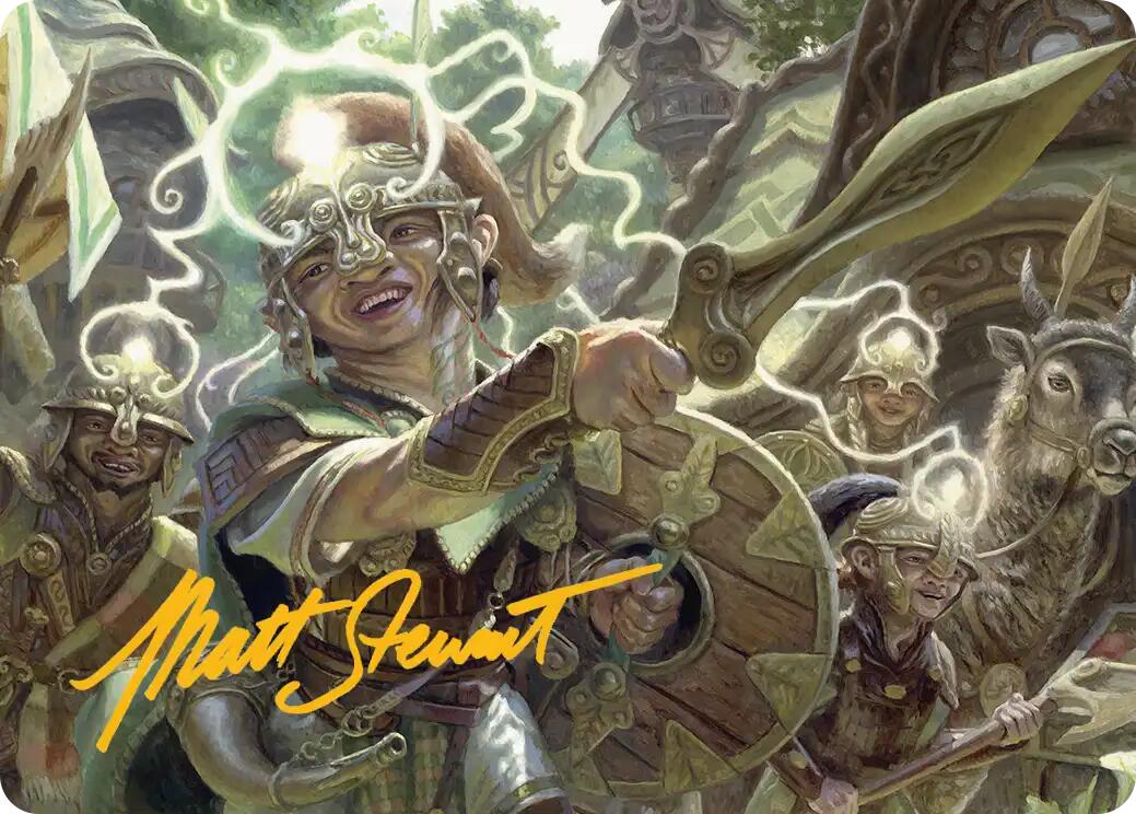 Thoughtweft Lieutenant Art Card (Gold-Stamped Signature) [Lorwyn Eclipsed Art Series] | Exor Games Summserside