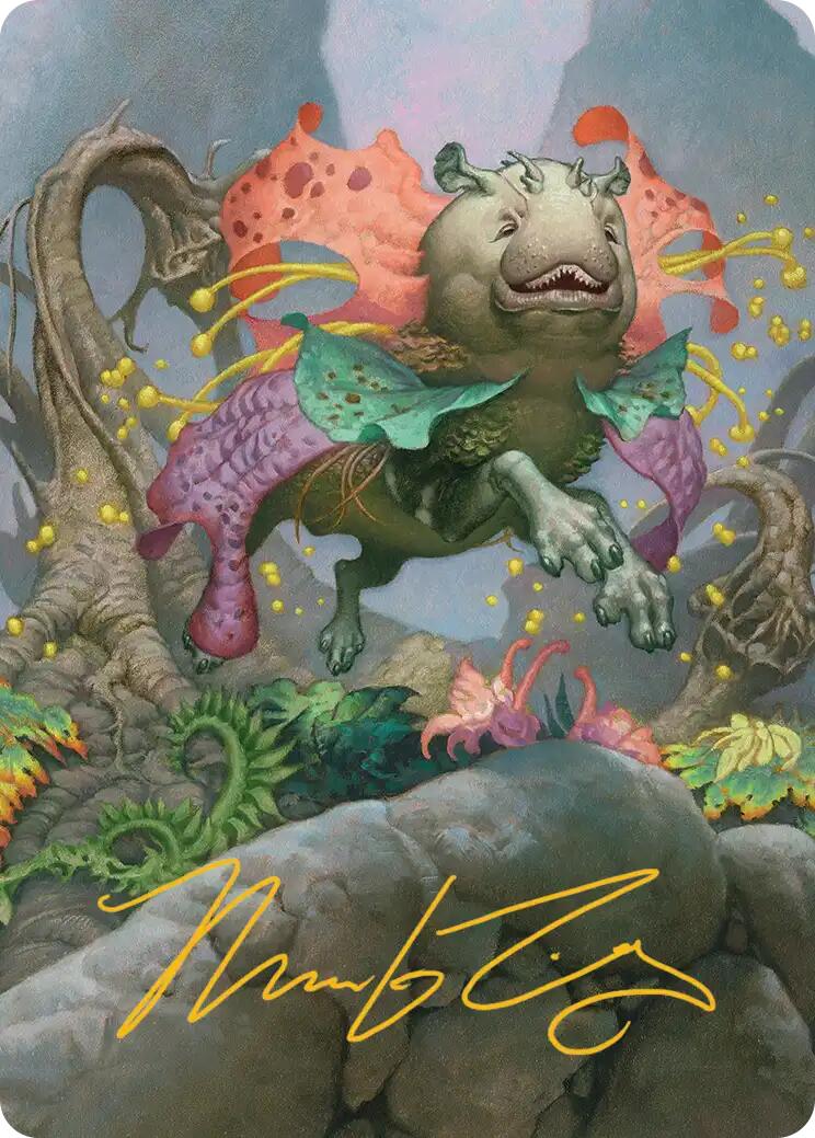 Vibrance Art Card (Gold-Stamped Signature) [Lorwyn Eclipsed Art Series] | Exor Games Summserside