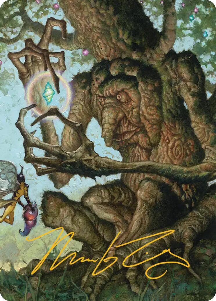 Faeburrow Elder Art Card (Gold-Stamped Signature) [Lorwyn Eclipsed Art Series] | Exor Games Summserside