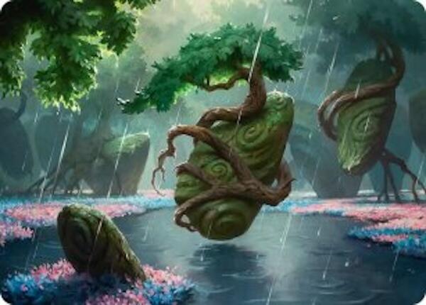 Rain-Slicked Copse Art Card [Lorwyn Eclipsed Art Series] | Exor Games Summserside