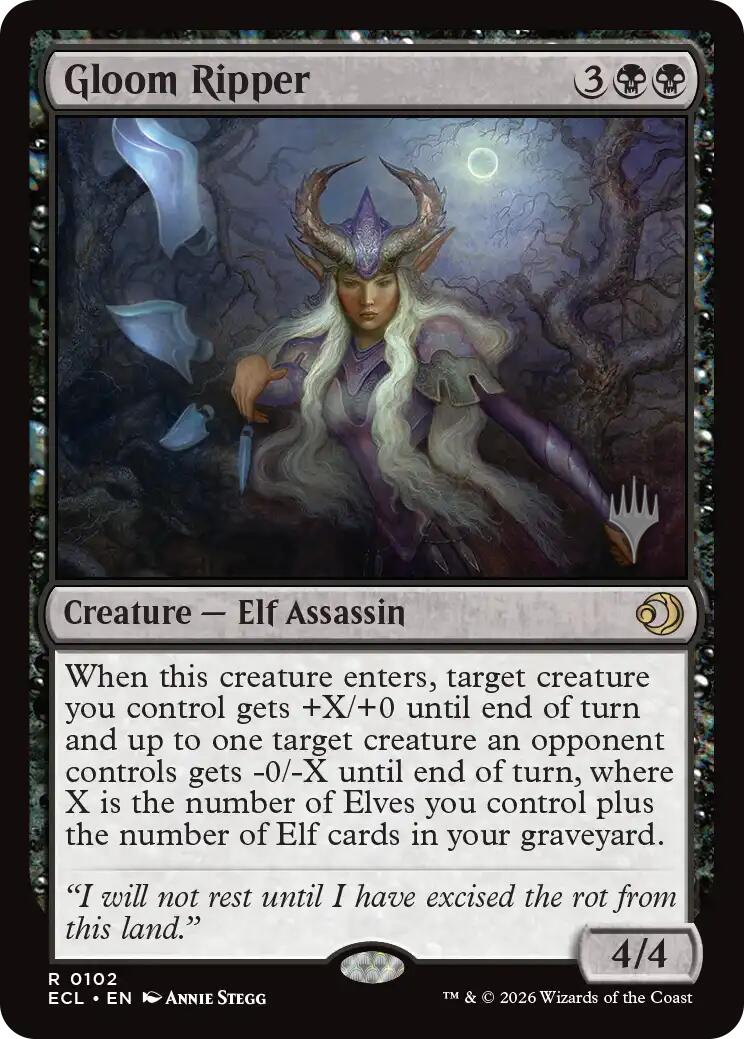 Gloom Ripper [Lorwyn Eclipsed Promos] | Exor Games Summserside