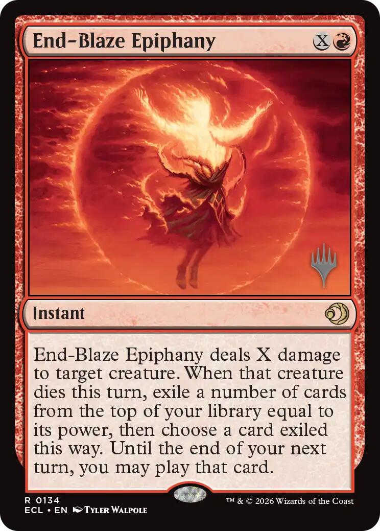 End-Blaze Epiphany [Lorwyn Eclipsed Promos] | Exor Games Summserside